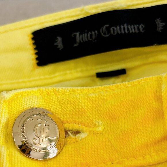 99% NEW SIZE 27 JUICY COUTURE PANTS, YELLOW - Picture 4 of 6